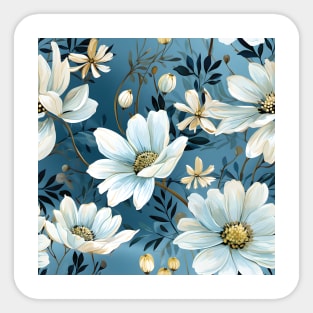 Alpine Whispers: Edelweiss Flowers Pattern Sticker